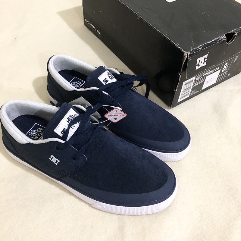 Diskon 80%  Sepatu DC Wes Kremer 2 Navy White ORIGINAL DC SHOES