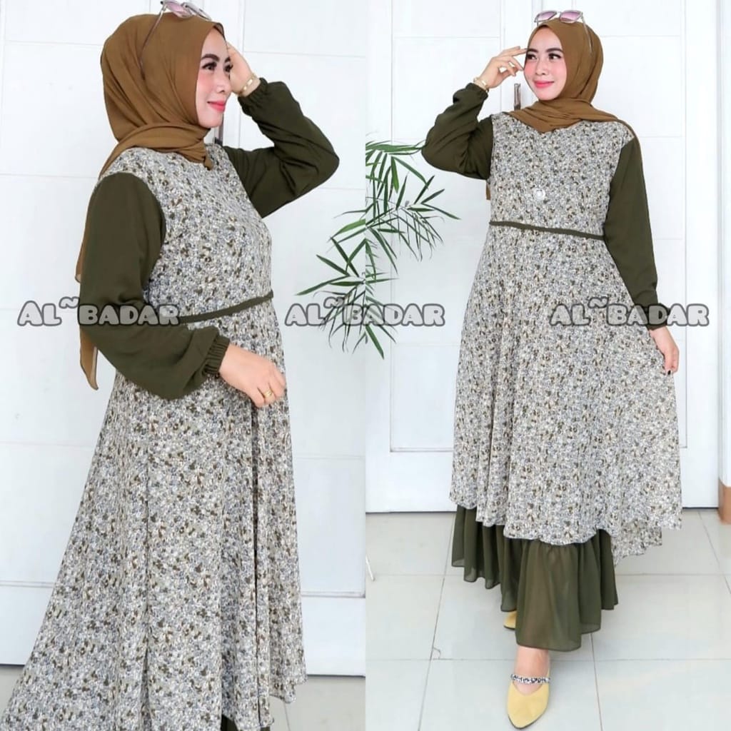 [ BISA COD ] GAMIS CERUTY BABYDOLL MOTIF MODEL 2 LAYER,DRESS CERUTY MOTIF MODEL 2 LAYER FRIEANDLY BUSUI MODEL TERBARU