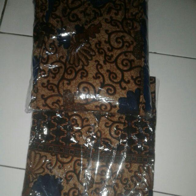 Cople Pria Wanita Gamis Batik Meisya Style // Batik Rampel // 2762 // Tunggal Terbaru