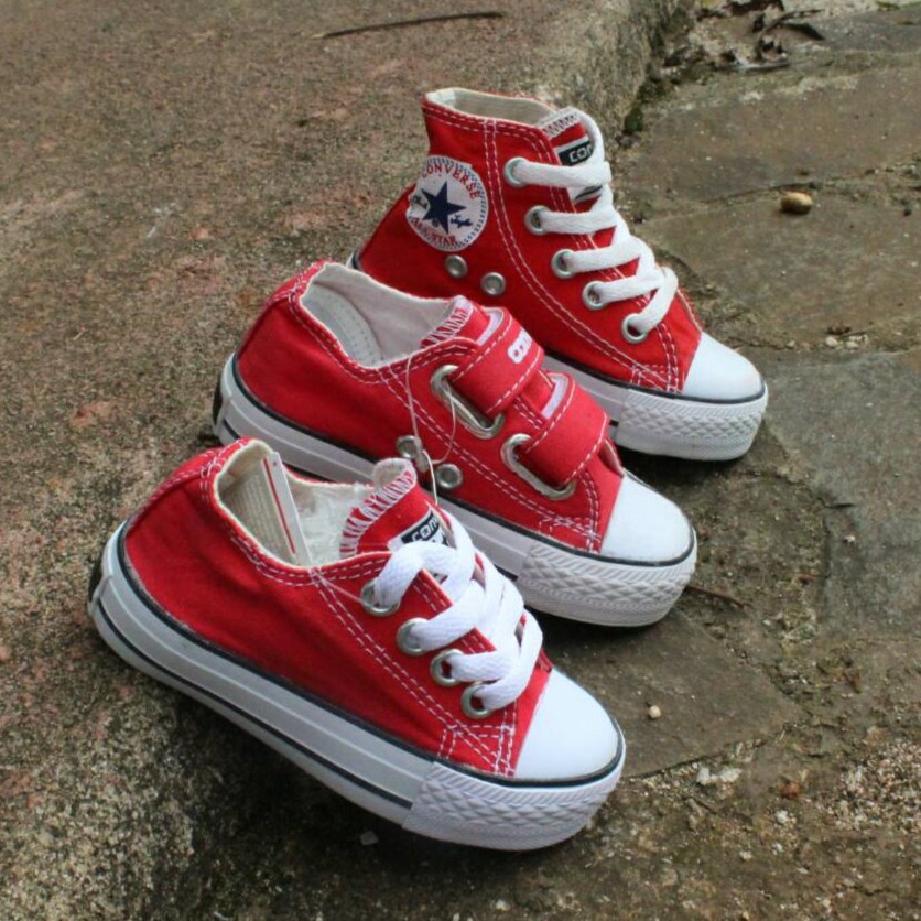 converse red/sepatu baby/sepatu child/sepatu merah chili/sepatu bocah