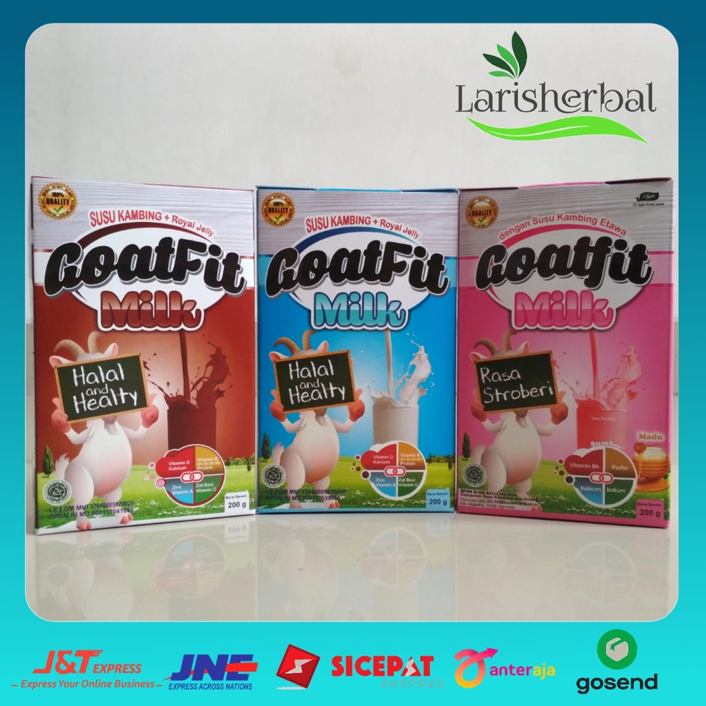 

GOATFIT MILK SUSU KAMBING ETAWA 200gram