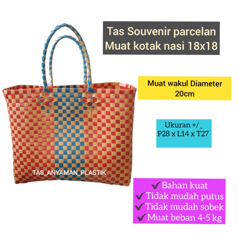 Tas Anyaman Plastik READY STOK