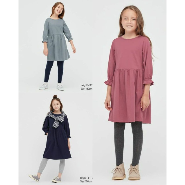 Uniqlo basic dress / uniqlo kids / Uniqlo dress anak  (RAK 26)/RAK 14-3