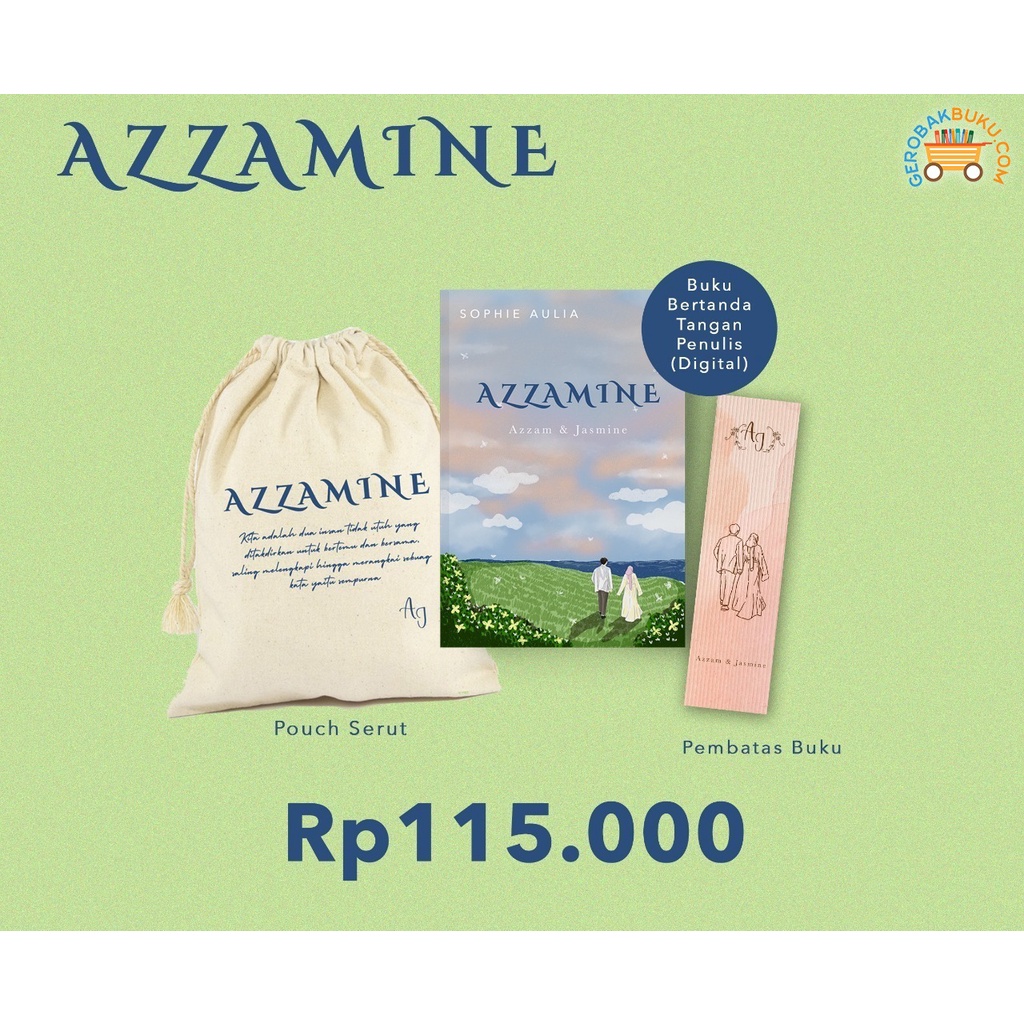 Pre Order Novel AZZAMINE- Sophie Aulia + BONUS
