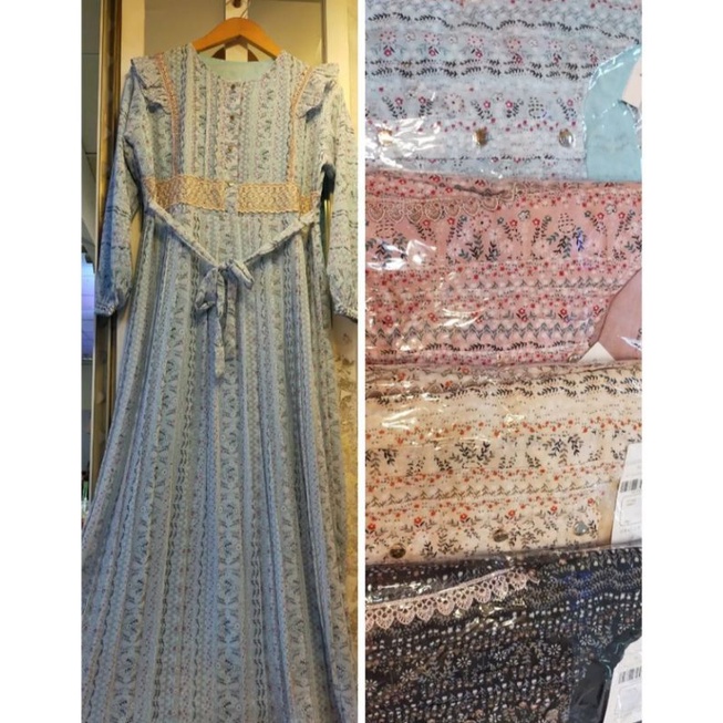 gamis ceruty motif cantik by gratias