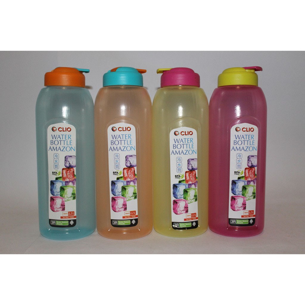 BOTOL AIR MINUM CLIO BPA FREE 1,2 LITER AMAZONE  - PERABOT