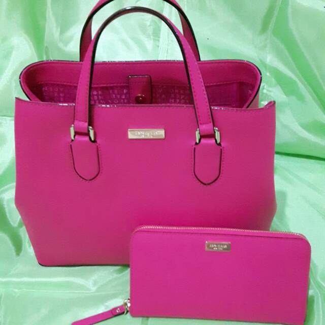 Kate Spade Evangeline Set Bag + Wallet / Tas dan dompet Set Kate Spade Original
