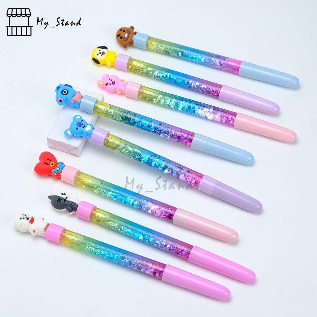 

Pena Air Glitter BT Bolpen Pen Pulpen Gelpen Karakter Gliter Bolpoin blink-blink Ballpoint bisa COD