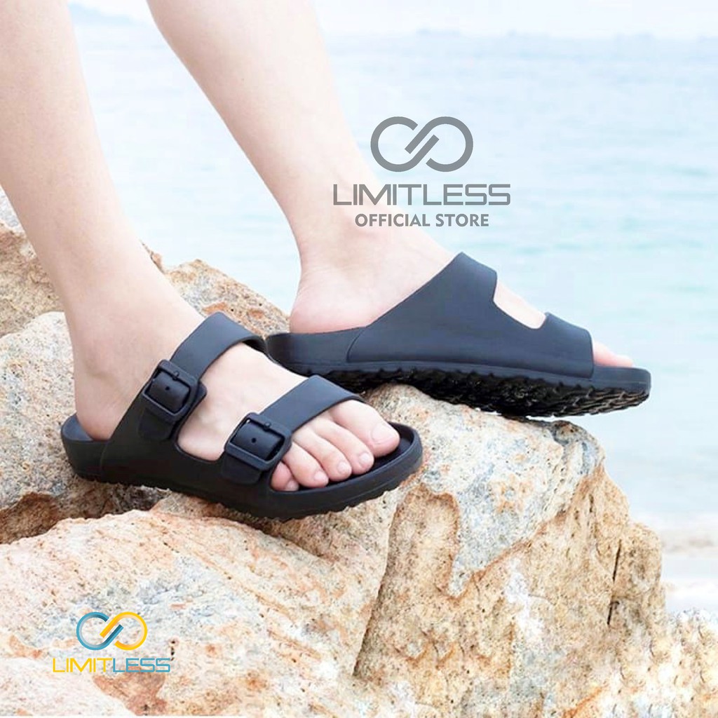 Sandal Pria Selop Limitless Sandal Slop Pria Casual Strap Slip On Casual Sendal Cowok Murah