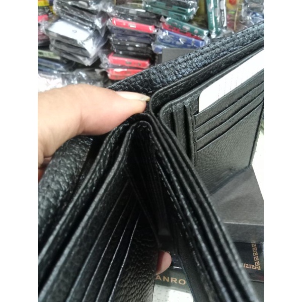 Dompet Kulit Asli Dompet Lipat Kulit Pria Oakley 3 Dimensi 100% Kulit Asli