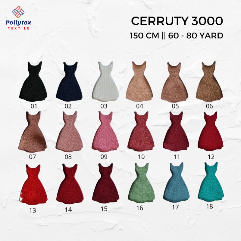 Bahan Kain Cerruty Armany / Cerruti Armani / Ceruty Premium  Ecer Meteran per 0,5 meter