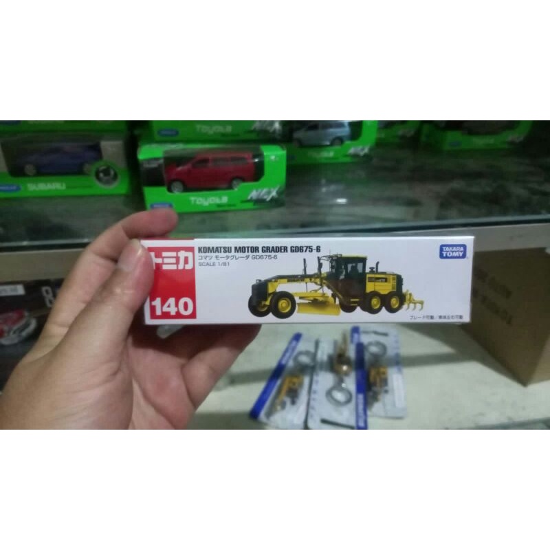 Diecast Miniatur Alat Berat Komatsu Motor Grader