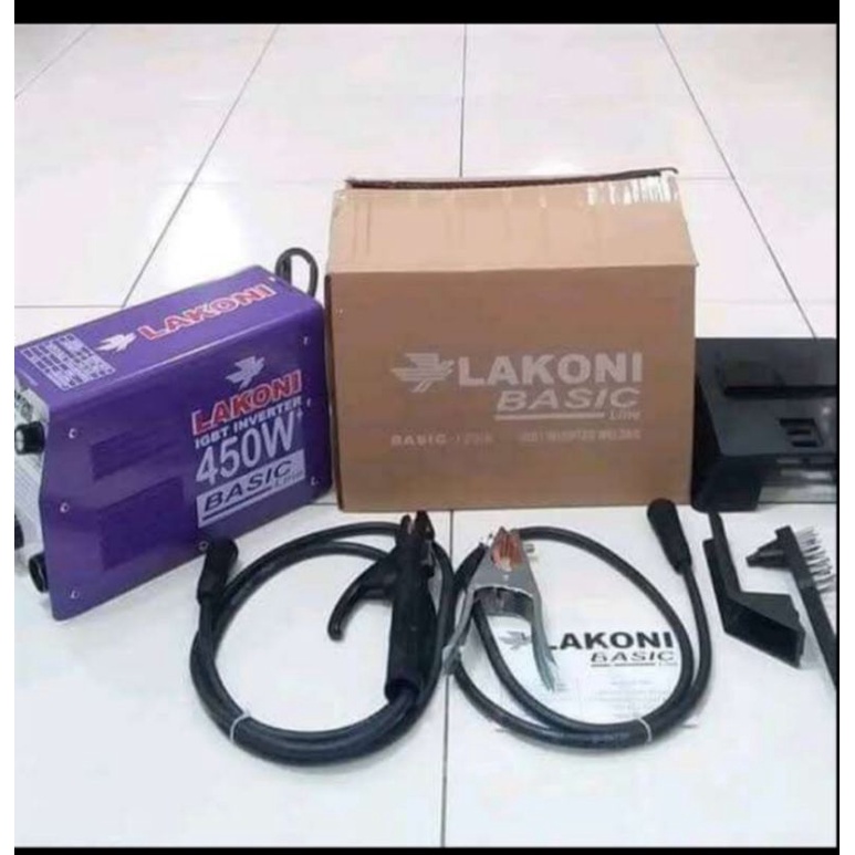 LAS TRAFFO LAKONI 450 Watt Mesin Las LAKONI 123IX Listrik Inverter