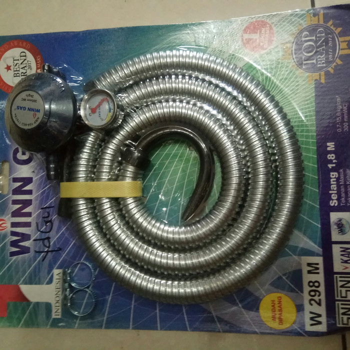 Regulator Kompor Gas + Selang Winn Gas