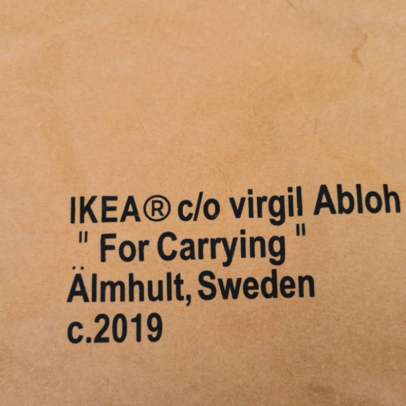 Ikea X Virgil Abloh Markerad Bag