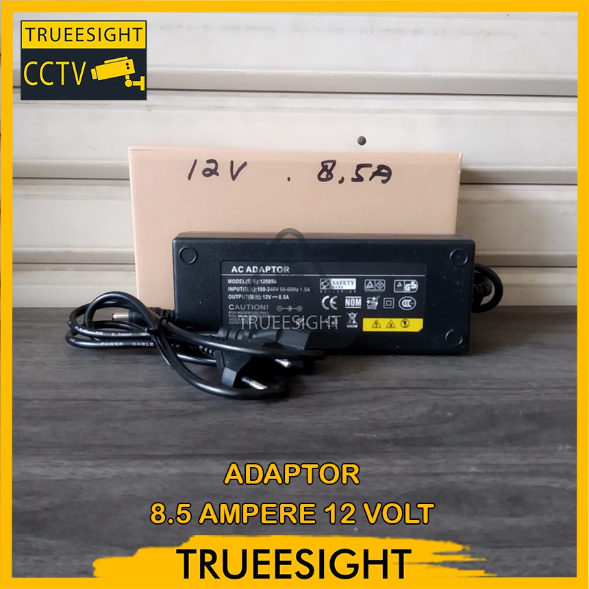 Adaptor CCTV 8,5 Ampere 12 Volt