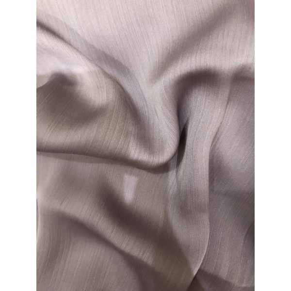 Premium Silk Shawl Laser cut Eyelash/Rayya Silk / Pashmina Satin Premium / Textured Silk/ Malay Shawl/ Crinkle Silk Catalog Part 1-Pearl Lilac