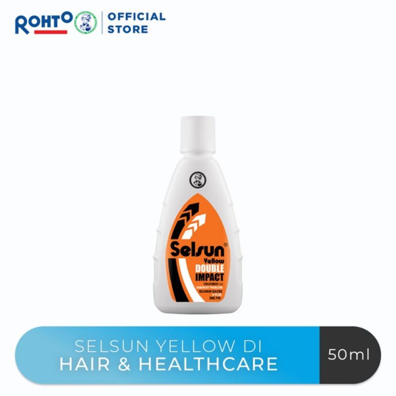 Selsun Yellow  Double Impact/Sampo Terampuh Menghilangkan Ketombe