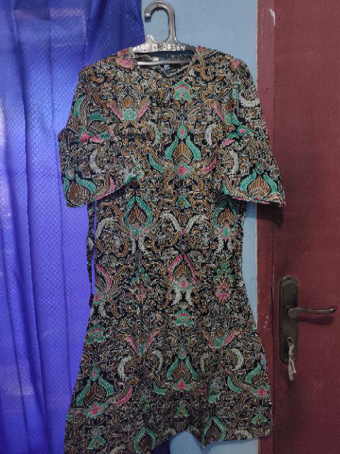 Batik Couple Keluarga Sania Ruffle Ori Ndoro Jowi Dnt Mataram