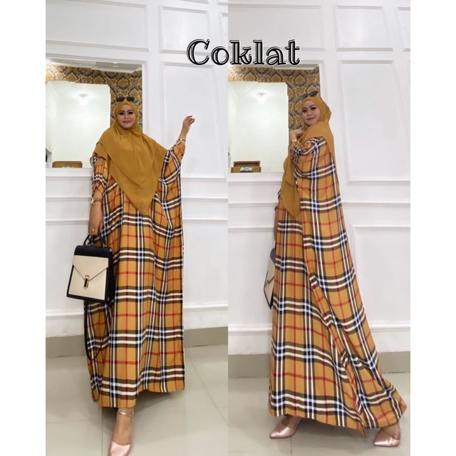 TERBARU//KAFTAN SET BERGO BURBERRY