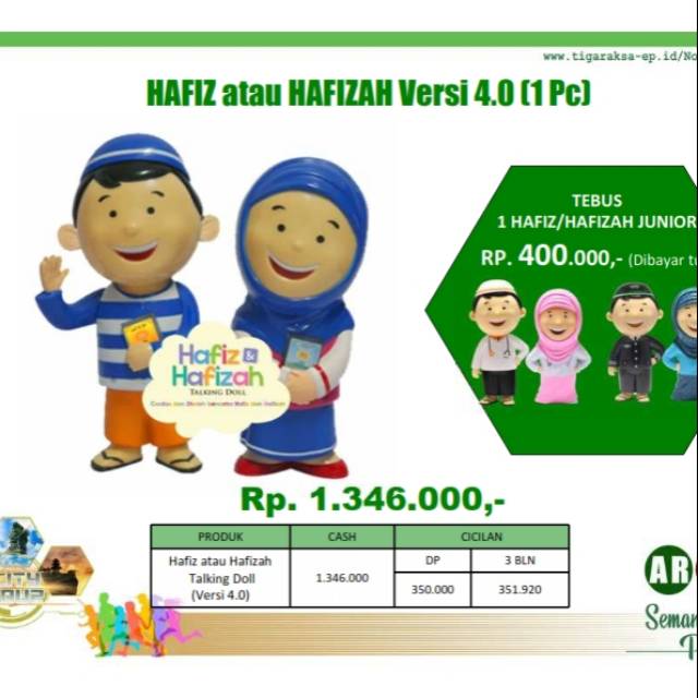 Hafiz dan Hafizah talking doll