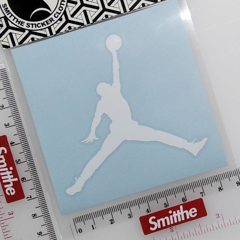 Stiker Michael Jordan Logo Basket Mike Cutting Sticker utk Mobil Motor