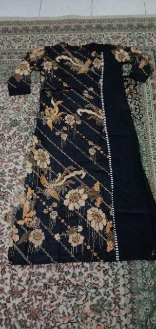 Ms Gamis Batik Sriwedari Maxi Super Jumbo Xxl Ld 110cm Bumil/busui Katun Sogan