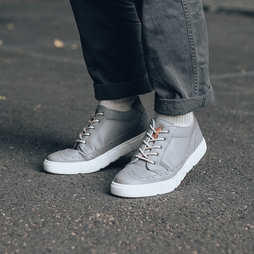 ZOLA GREY |FORIND x Lvnatica| Sepatu Sneakers Tali Santai Kasual Pria/Cowok/Men - Sneaker Footwear