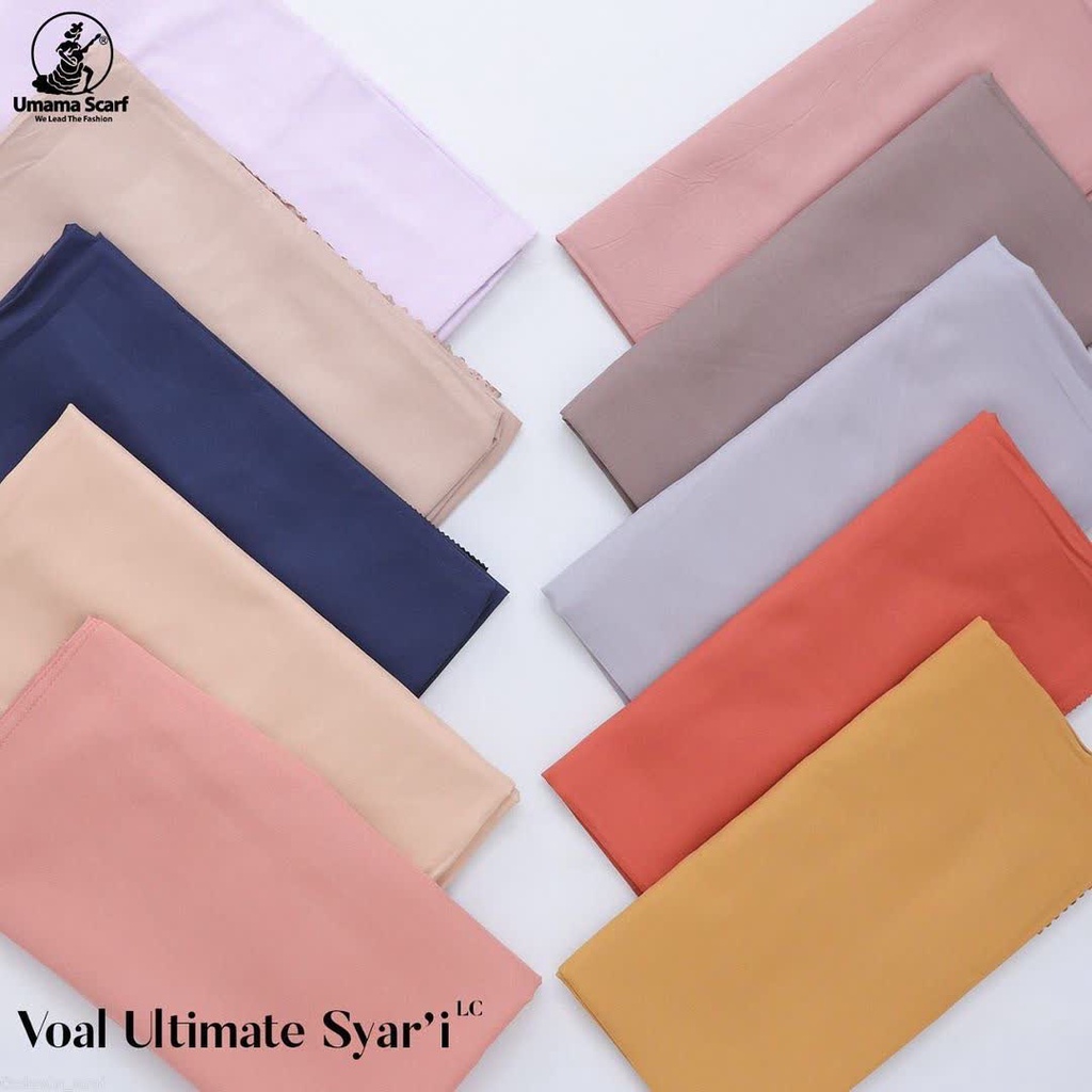 Hijab Voal ULTIMATE Syari Size 130x130 Umama Segiempat Syari LABEL BESI - VOAL MIRACLE SYARI