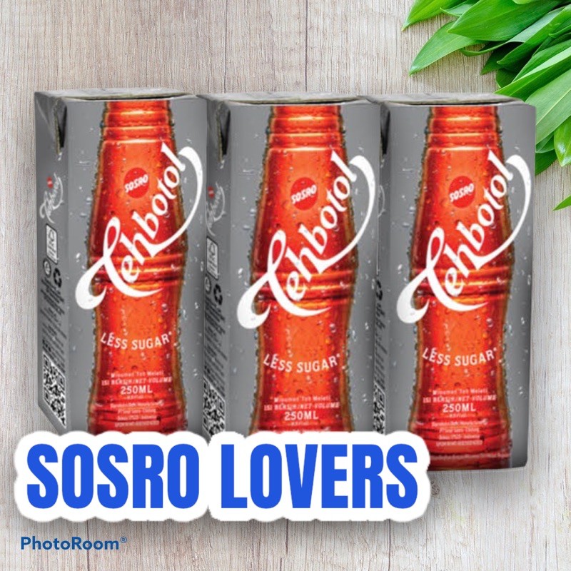 

Teh Botol Kotak Sosro LESS SUGAR 250ml 1 Karton isi 24pcs