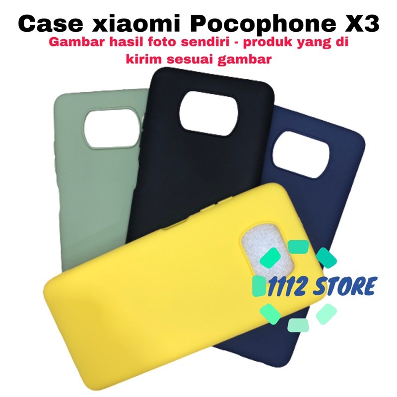 Jelly case Xiaomi pocophone X3 - case Pocophone X3- silikon pocophone x3