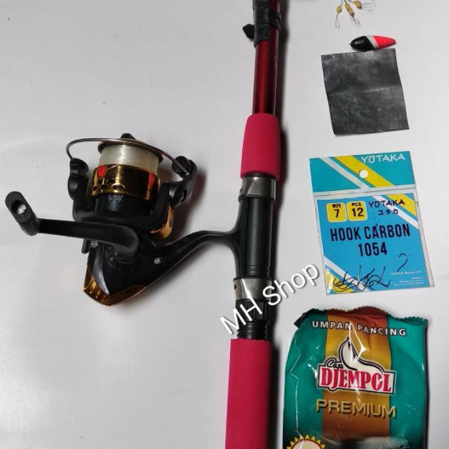 Joran Pancing 1 set lengkap