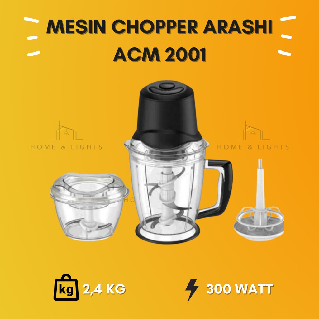 Mesin Chopper Arashi ACM 2001 / Food processor Food Chopper