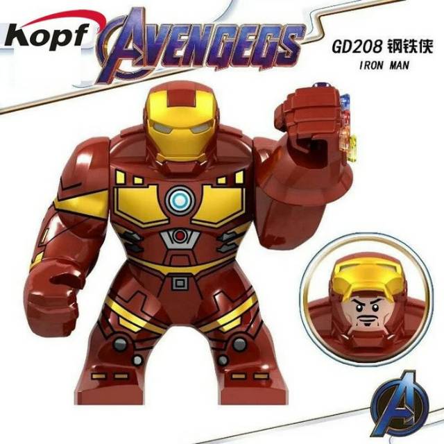 Iron Man Hulkbuster Infinity War Lego Super Hero Avengers Marvel Gauntlet Brick Lego