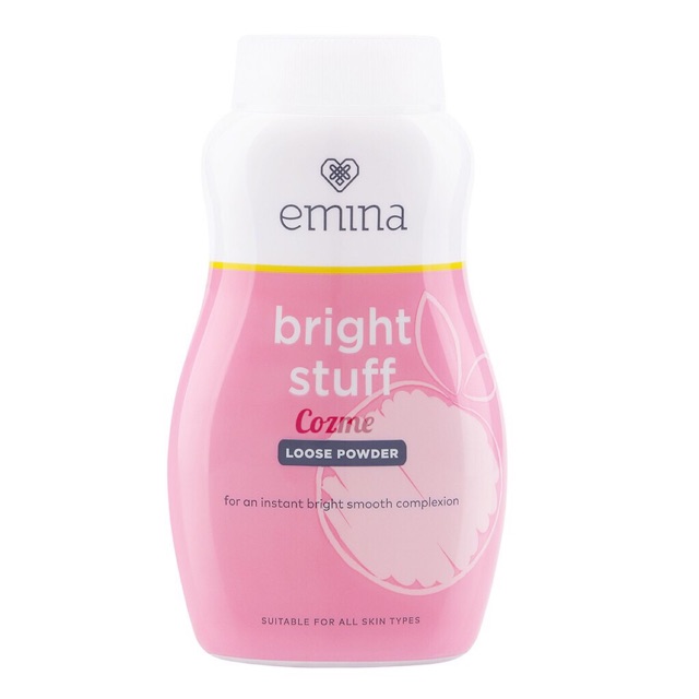 harga promo !!!! Emina loose powder bright stuff - bedak tabur emina