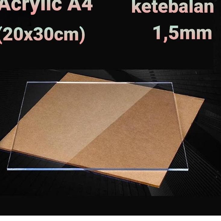 

QSN Akrilik Clear lembaran A3 1.5mm Grosir✴ϟ (Diskon)