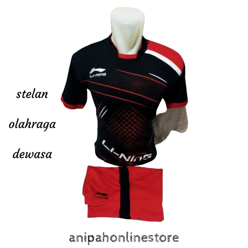 jersey badminton dewasa/ stelan olahraga pria wanita