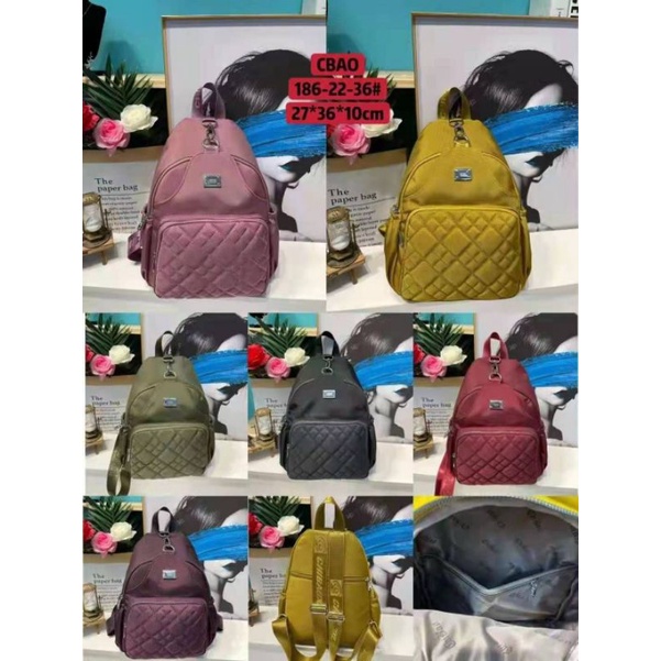 Promo Chibao Tas Punggung Ransel Backpack Wanita Import Original Kanvas 186