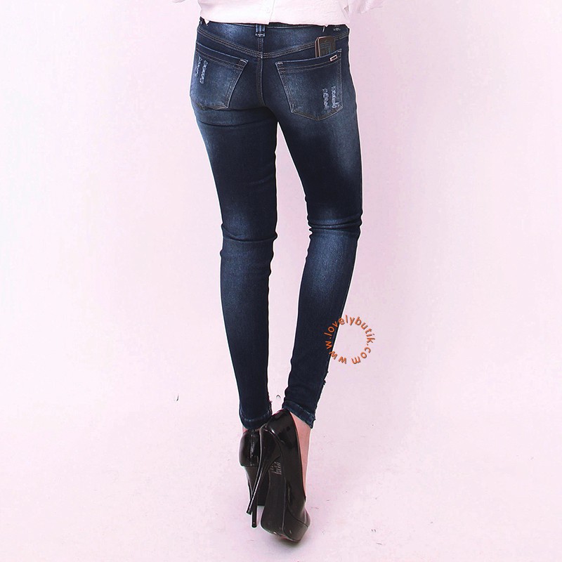 Lovelybutik Clara Celana Jeans Wanita kekinian Model Terbaru