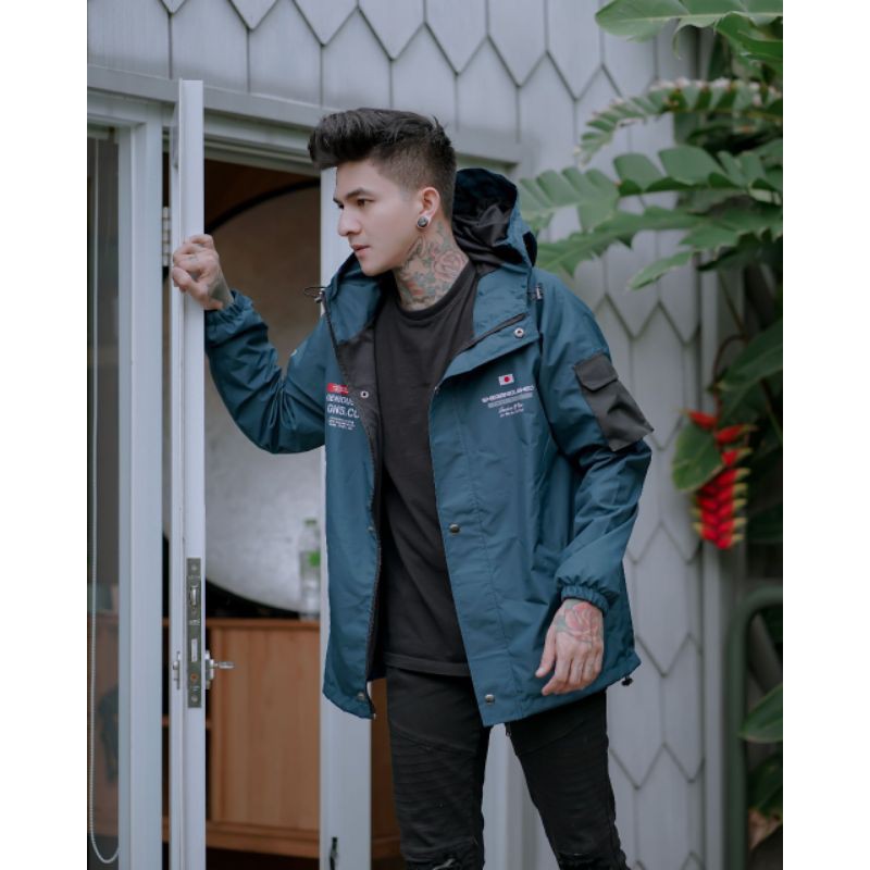 JAKET PARASUT PRIA OUTDOOR CAGOULE ORIGINAL G.N.S PREMIUM IMPORT