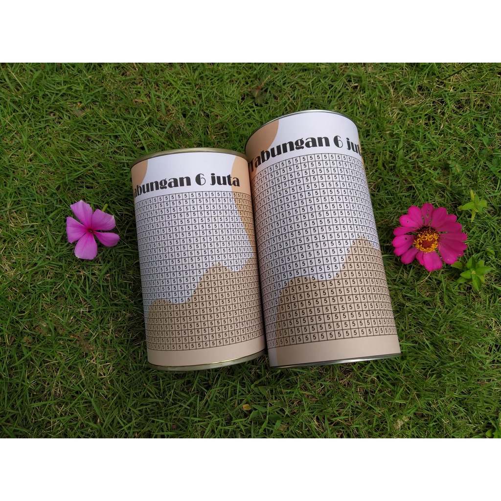 Celengan Target brown Buka Tutup Tabungan viral tiktok (6juta 5k brown)