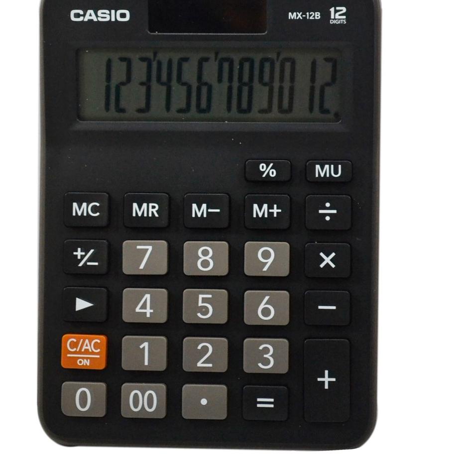 

Baru Kalkulator Casio MX-12B Original Garansi Calculator DeskMX 12 B Meja Kantor 12 Digit