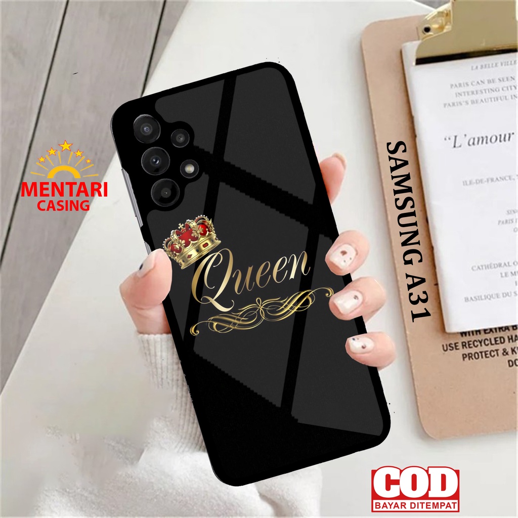 Case SAMSUNG A31 CASING SAMSUNG A31 [ KING ] Mentari casing case hp kondom hp case custom case casin