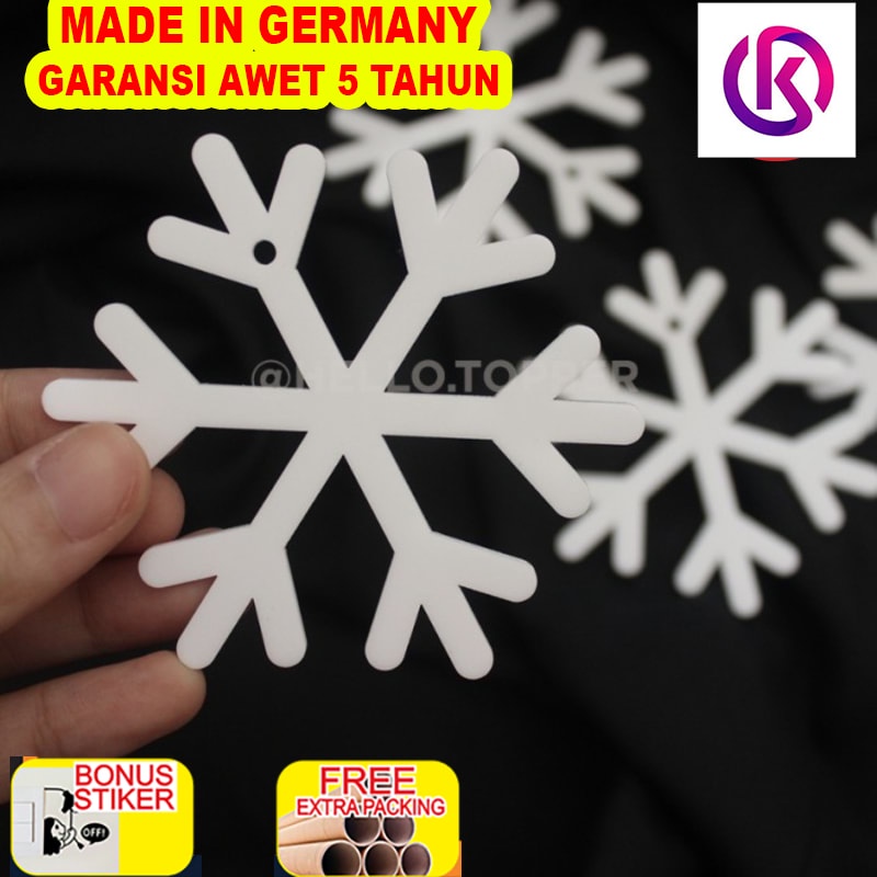 

Promo Snowflakes Akrilik Putih | Hiasan Natal | Dekorasi Natal