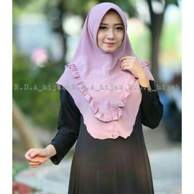 FLASH SALE MINI KHIMAR JEENA ORI BY RDA HIJAB ,HIJAB INSTAN ,KHIMAR AINI MODISTE ,JILBAB MURAH ABIKA