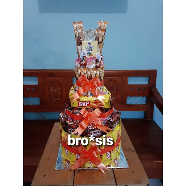 

Kue ulang tahun Snack / Kue Ultah / Snack Tower / Snack Graduation / Snack wisuda
