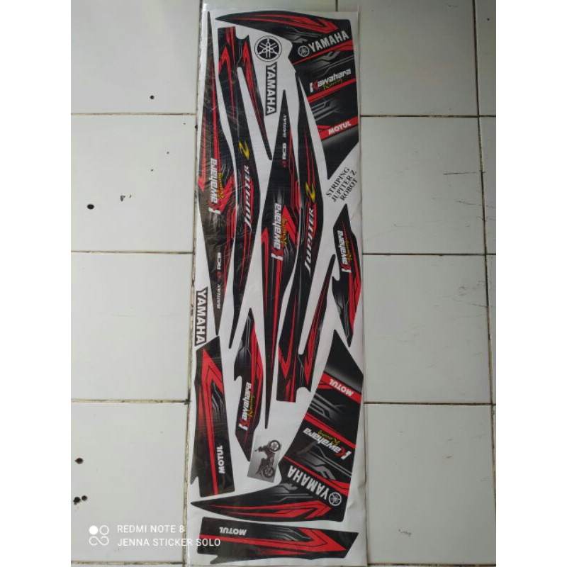 striping sticker variasi yamaha jupiter Z robot tahun 2010-2011-2012 motif tribal