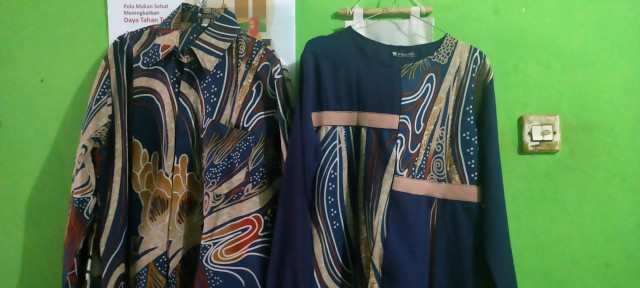 [new Product] Wou Batik Family Couple Rania Gamis Family-modern Batik Couple Sarimbit Brokat Family