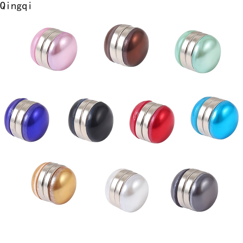 Bros Pin Magnet Warna-Warni Anti Slip Untuk Wanita