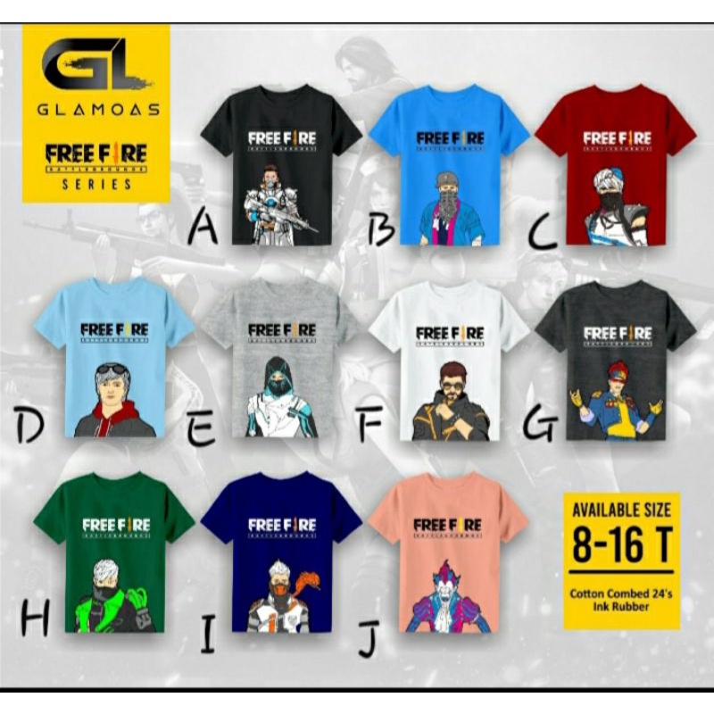 KAOS FREEFIRE GLAMOAS